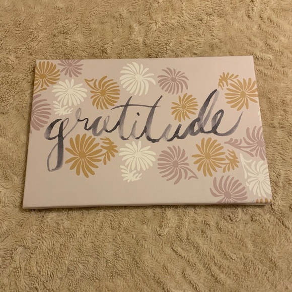 Gratitude canvas artwork - Picture 2 of 3